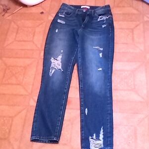 Vervet By FLYING monKey distressed straight leg jeans